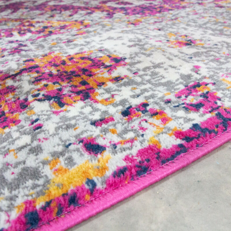 Traditional South American Pink Area Rug - Ethumz United Kingdom Limited