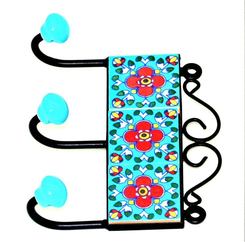 Bohemian  Key Storage Teal