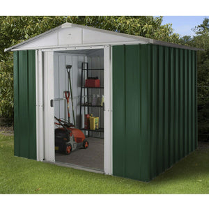 Garden Metal Shed 8 x 7FT - Green