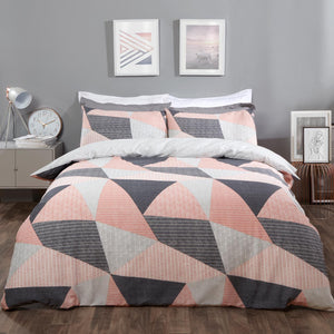 Geometric Duvet Cover With Pillowcase