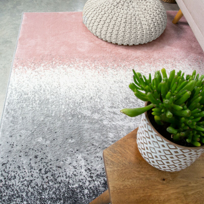 Scandinavian Stripped Pink Area Rug - Ethumz United Kingdom Limited