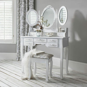 Ethumz 7 Drawer 3 Mirror Dressing Table Sets - Ethumz United Kingdom Limited