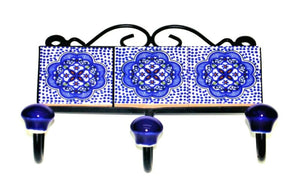 Bohemian  Key Storage Blue