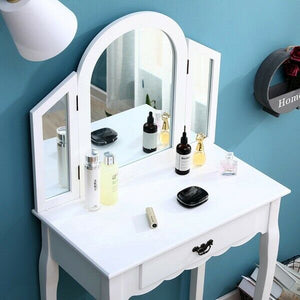 Ethumz 1 Drawer 3 Mirror Dressing Table Sets - Ethumz United Kingdom Limited