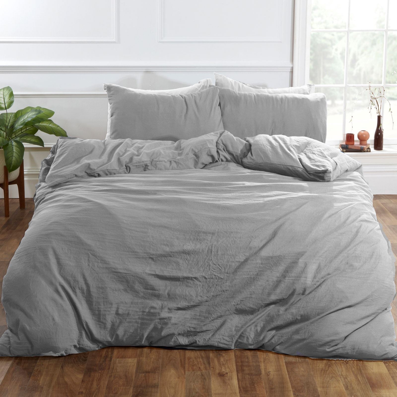 Linen Duvet Cover With Pillowcase