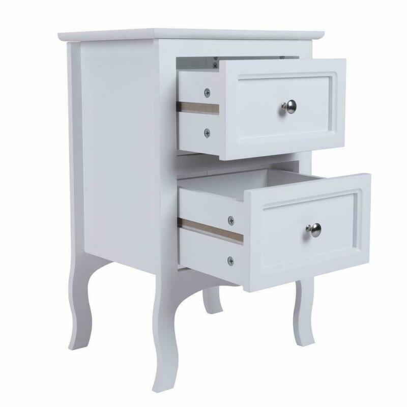 Ethumz White B Bedside Tables - Ethumz United Kingdom Limited