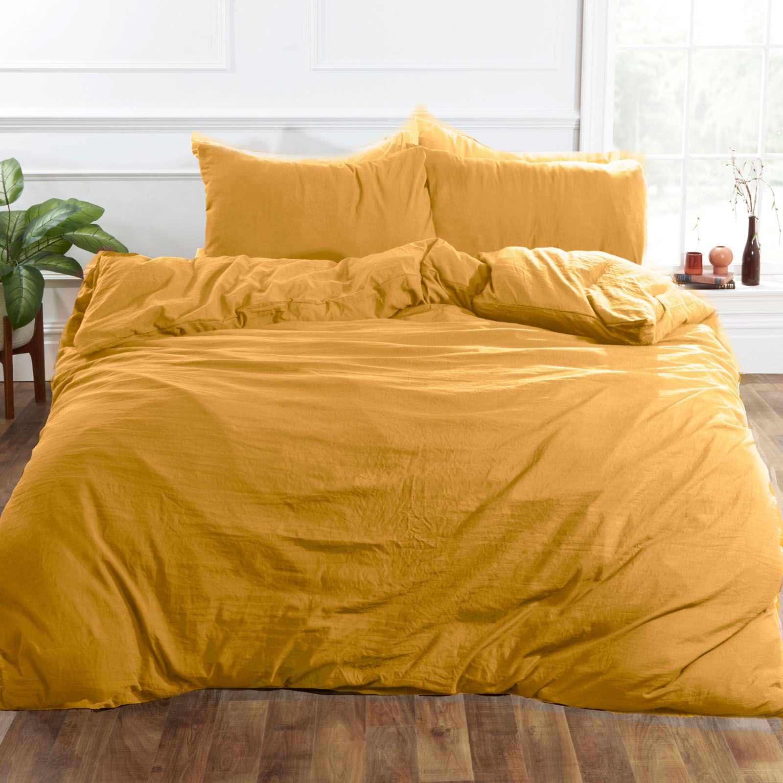 Linen Duvet Cover With Pillowcase