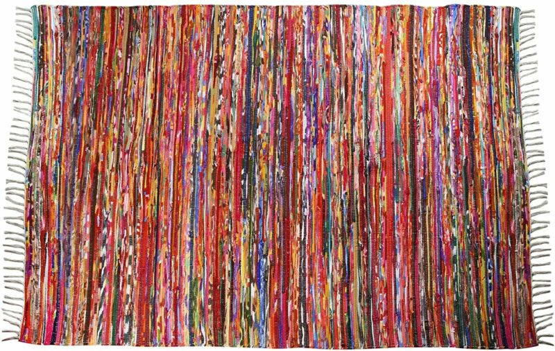 Chindi Hand Braided Cotton Multicolored Area Rug - Ethumz United Kingdom Limited