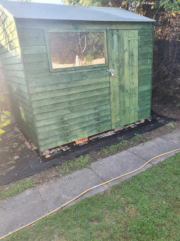 Traditional Reverse Timber Shed 6 x 8 Ft.