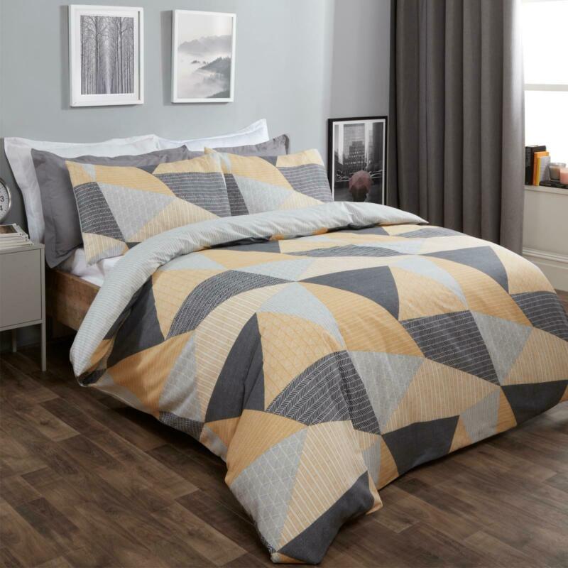 Geometric Duvet Cover With Pillowcase