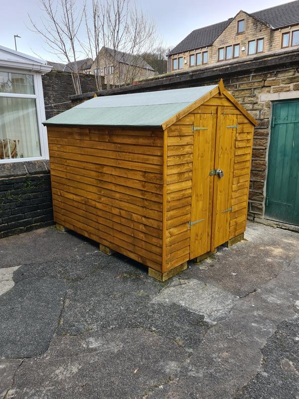 Traditional Timber Shed 8 x 6 Ft. (Windowless)