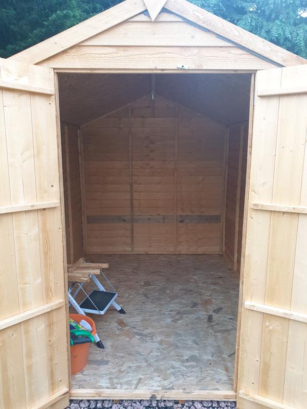 Traditional Timber Shed 8 x 6 Ft. (Windowless)