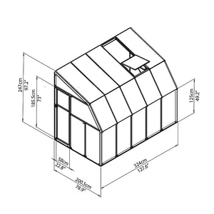 Posh 6 x 10 Ft. Conservatory (FASTER DELIVERY)