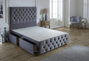 Kelston Divan Set + Matching Headboard & Footboard + Drawers (Double-King Size)