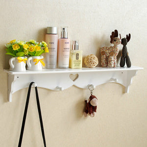 Shabby Chic Key Storage with Book Shelves