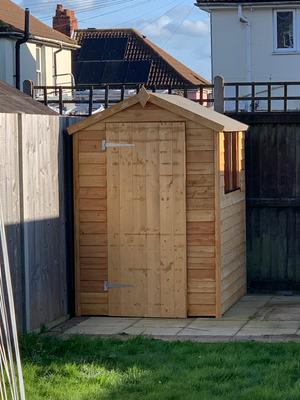 Authentic Timber Shed 4 x 6 Ft.