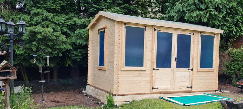 Henleaze Large Garden Office - 19mm (FASTER DELIVERY)