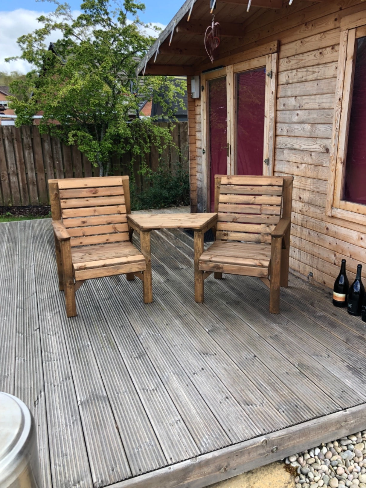 Traditional Twin Chair Set (Free Assembly)