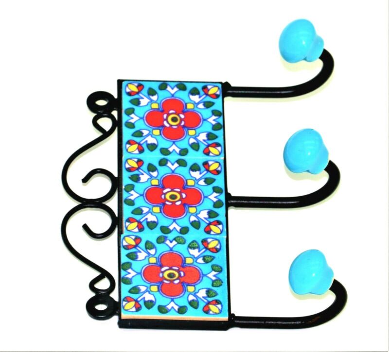 Bohemian  Key Storage Teal