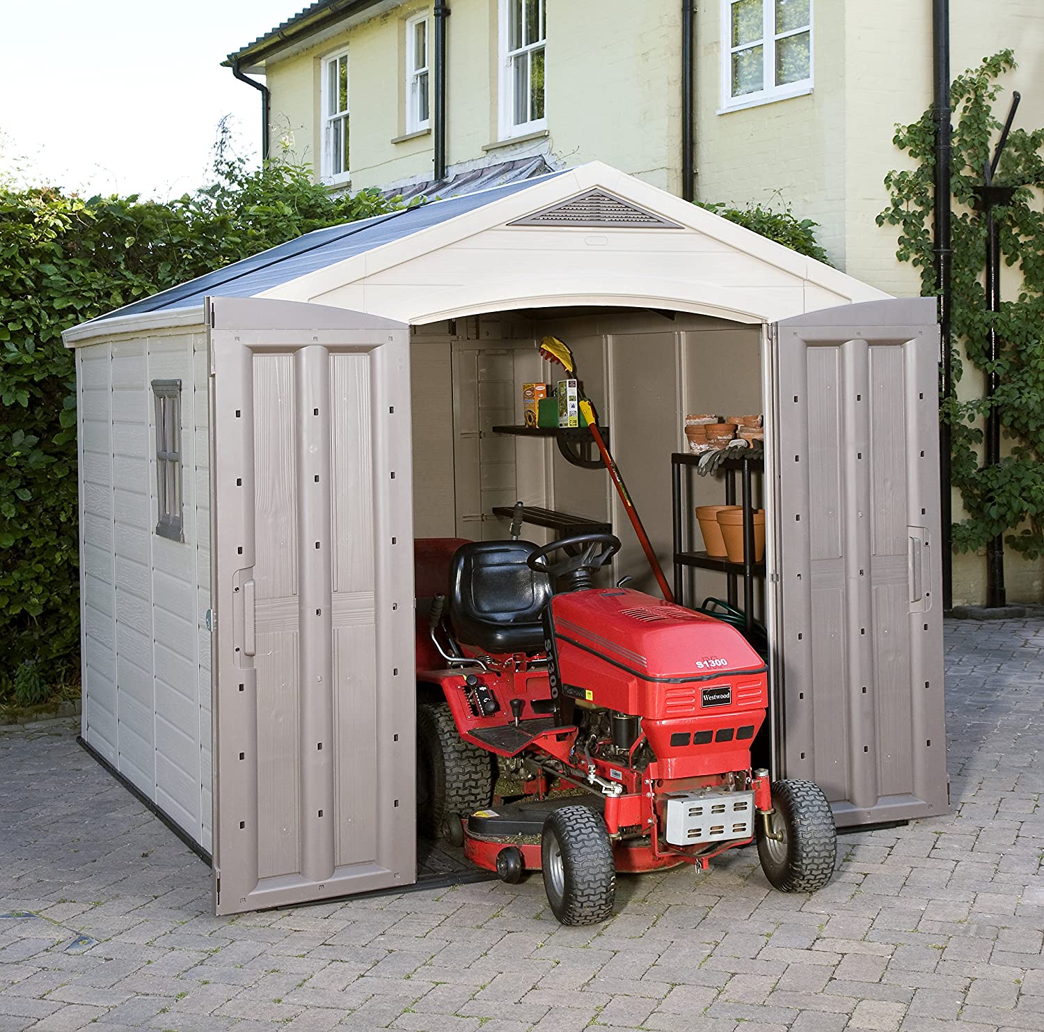 Garden Plastic Shed 8 x 8FT