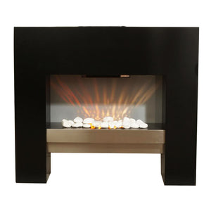 Modern Electric Fire Suites - Black (40 Inch)