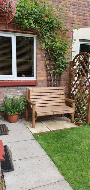 Traditional Two Seater Bench (Free Assembly)