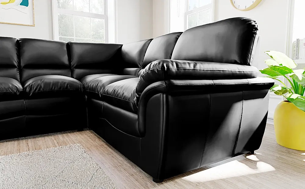 Walcot Leather Corner Sofa