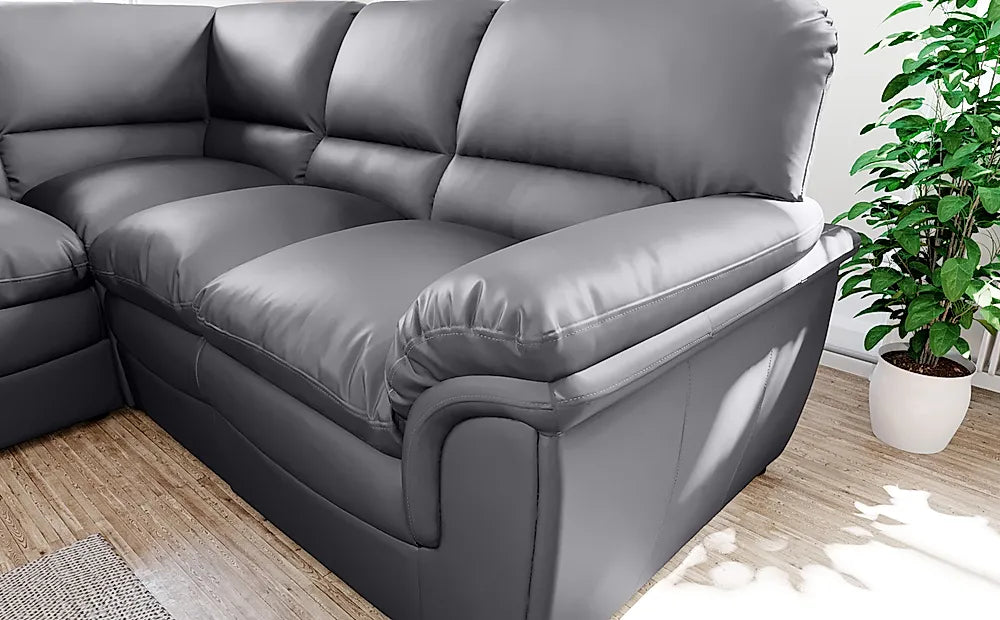 Walcot Leather Corner Sofa