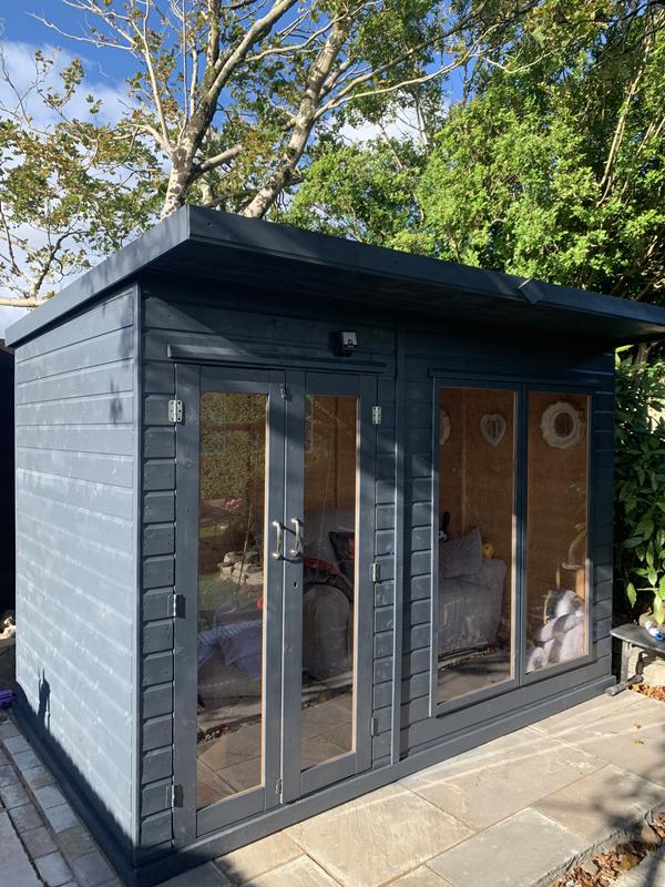 Brentry Medium Garden Office - 12mm (FASTER DELIVERY)