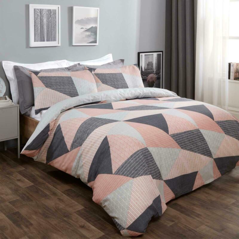 Geometric Duvet Cover With Pillowcase