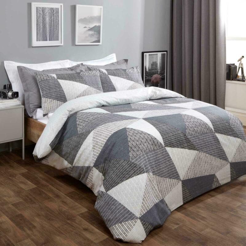 Geometric Duvet Cover With Pillowcase