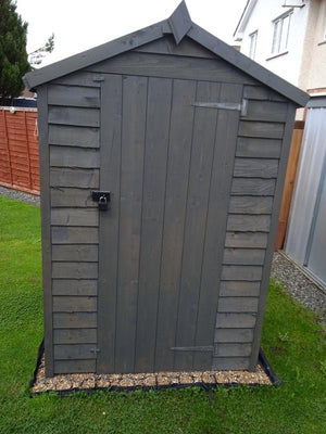 Authentic Timber Shed 4 x 6 Ft.