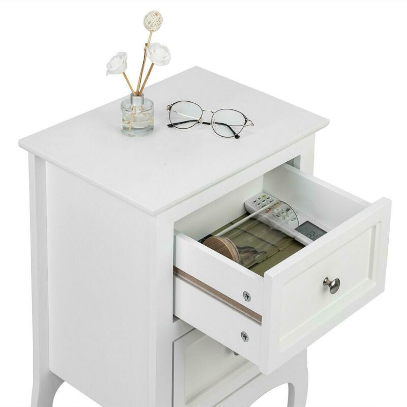 Ethumz White B Bedside Tables - Ethumz United Kingdom Limited