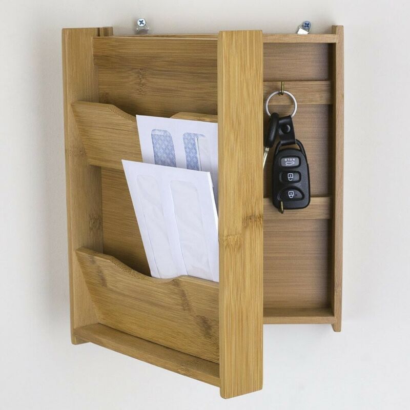 Natural Bamboo Key Storage