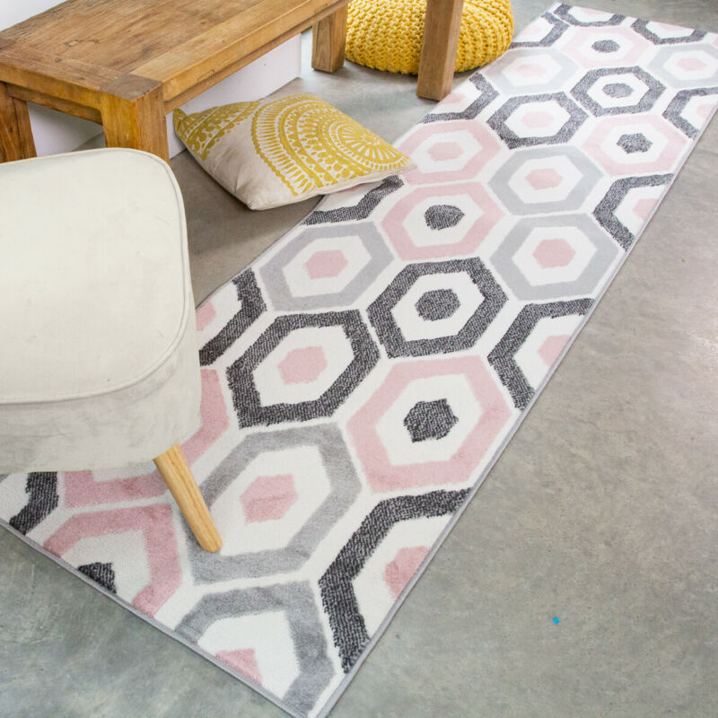 Moroccan Geometric Pink Area Rug - Ethumz United Kingdom Limited