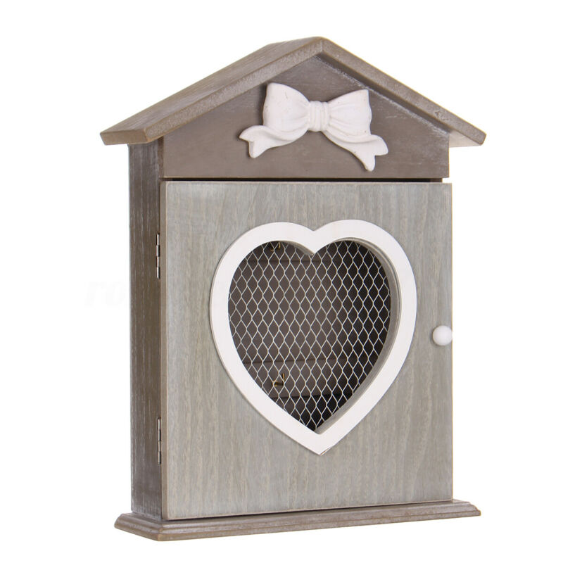 Wooden Heart Key Storage