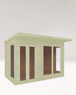 Brentry Medium Garden Office - 12mm (FASTER DELIVERY)