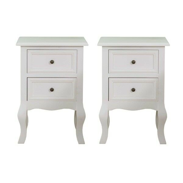 Ethumz White Bedside Tables - Ethumz United Kingdom Limited