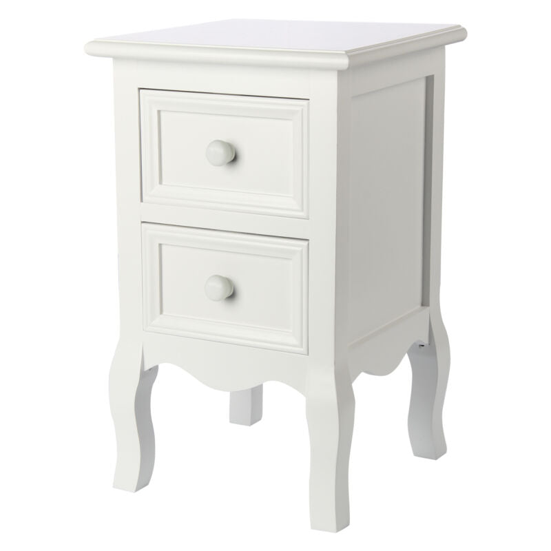 Ethumz White C Bedside Tables - Ethumz United Kingdom Limited