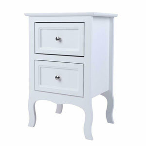 Ethumz White B Bedside Tables - Ethumz United Kingdom Limited