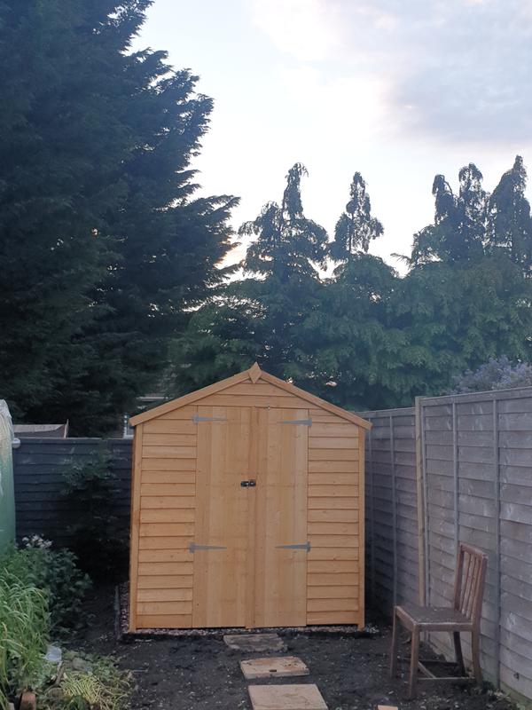 Traditional Timber Shed 8 x 6 Ft. (Windowless)