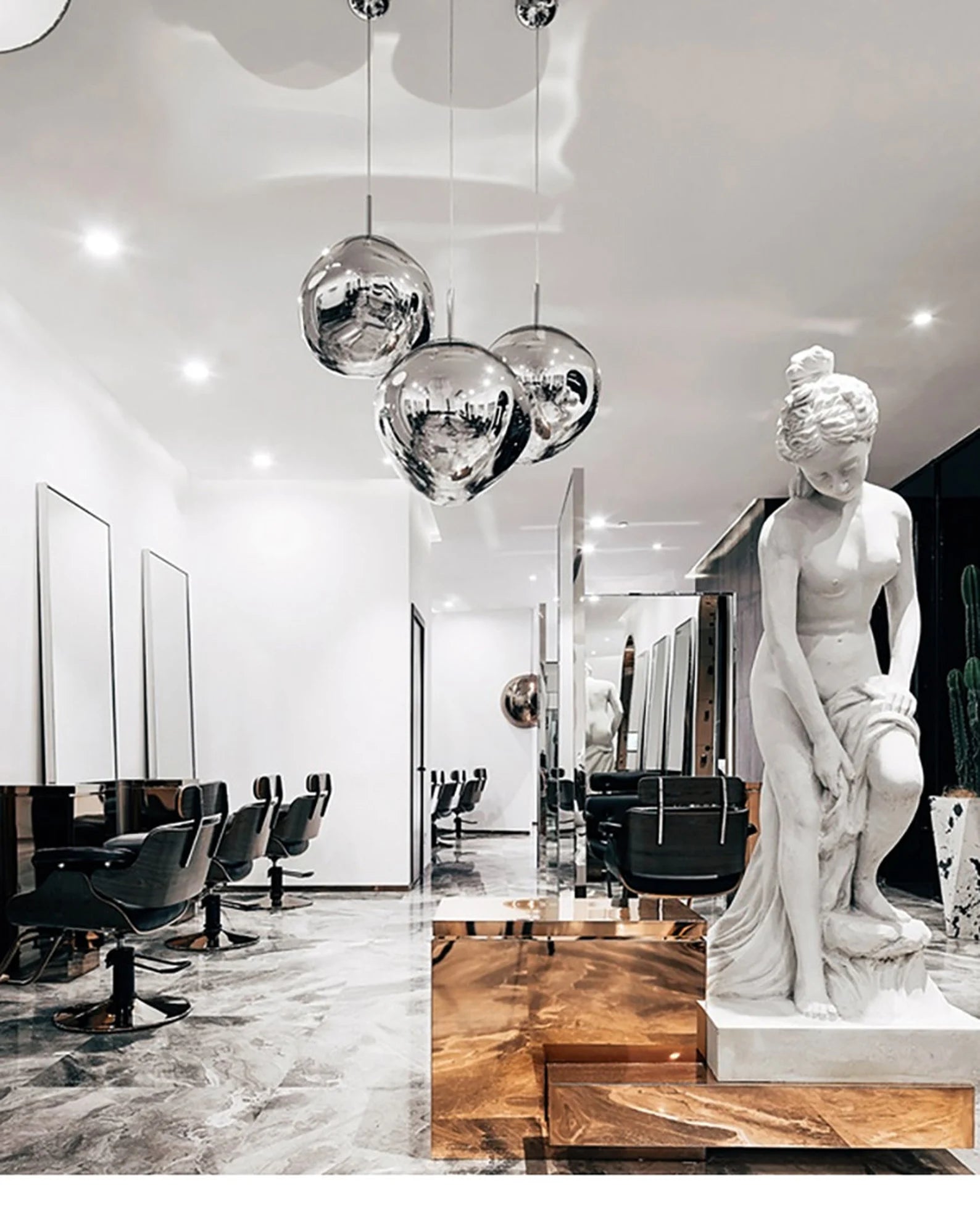 Maja Pendant Light Lava Glass