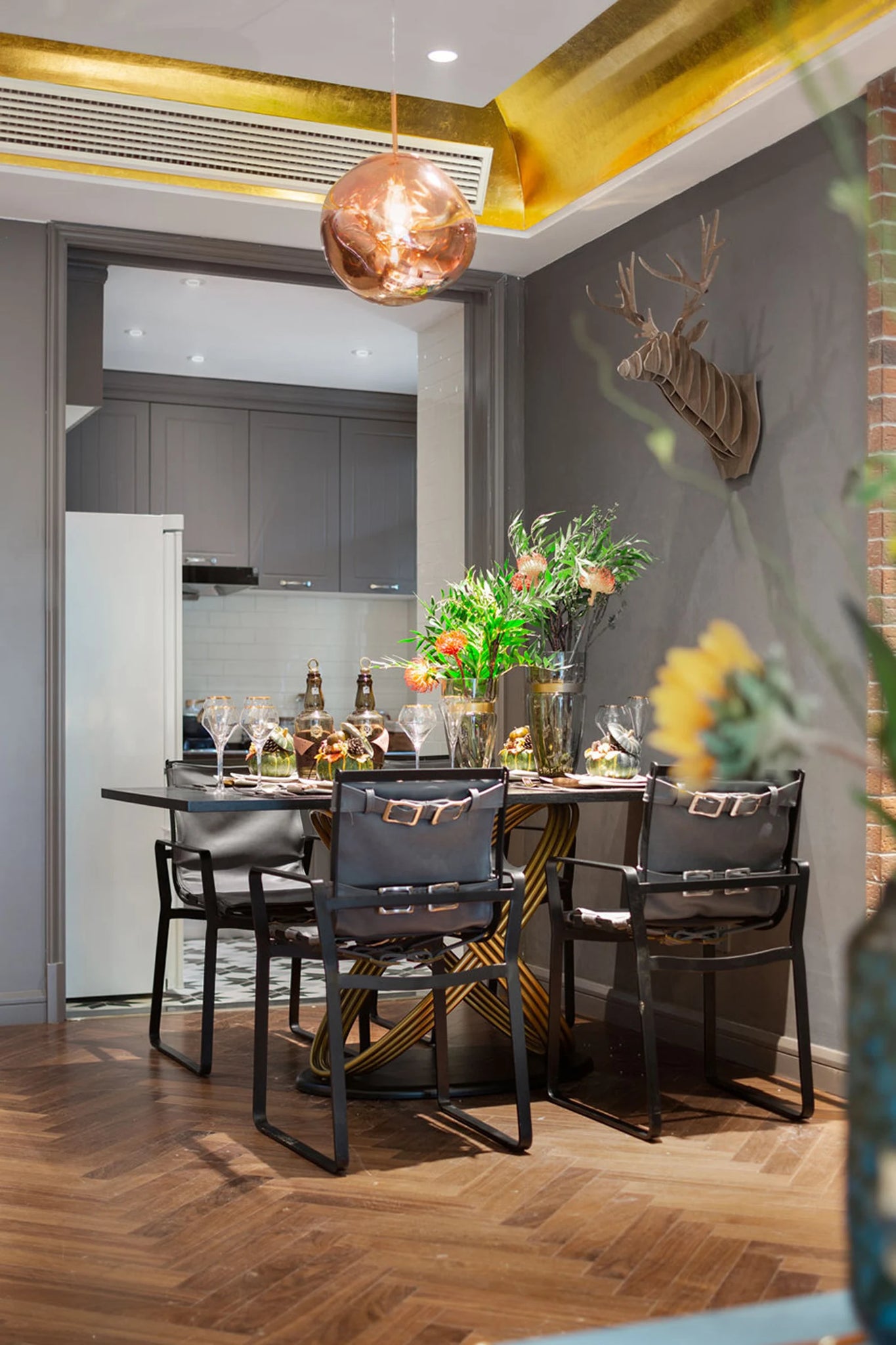 Maja Pendant Light Lava Glass