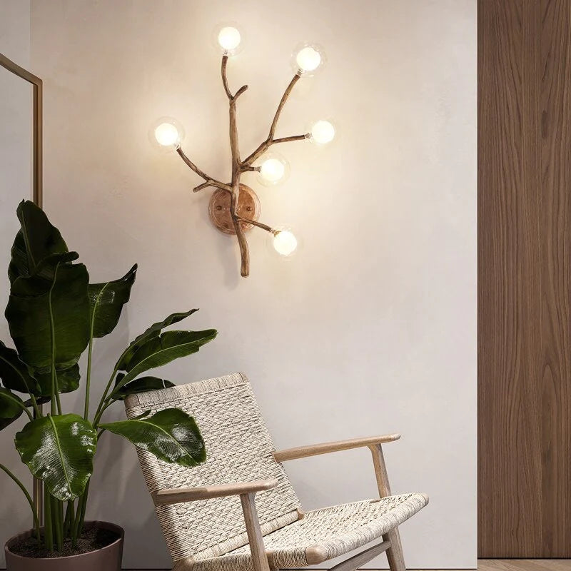 Hedda Rustic Tree Branch Chandelier