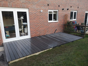 Wood-plastics Composite Decking Anthracite Grey -  (£65 per M2)