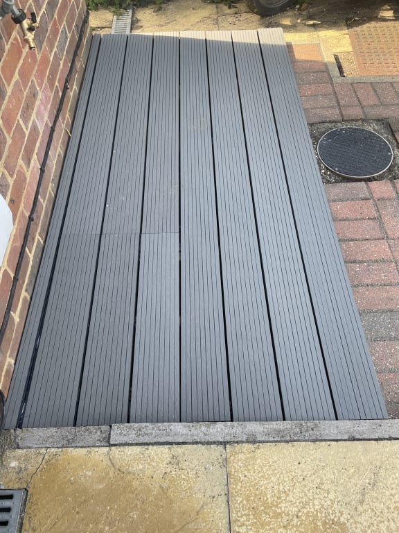 Wood-plastics Composite Decking Anthracite Grey -  (£65 per M2)