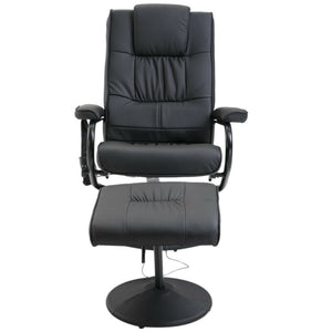 Ethumz Electric Heated Massage Faux Leather Black Chair - Ethumz United Kingdom Limited