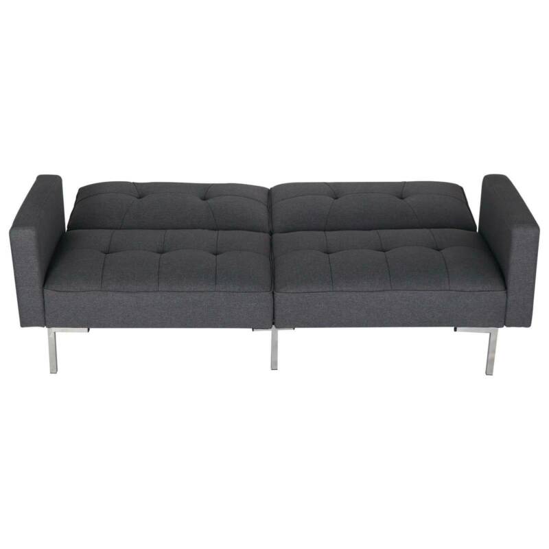 Ethumz Fabric 3 Seater Grey Sofa Bed With Sides - Ethumz United Kingdom Limited