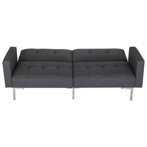 Ethumz Fabric 3 Seater Grey Sofa Bed With Sides - Ethumz United Kingdom Limited