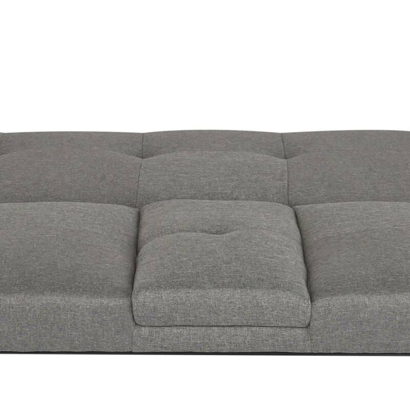 Ethumz Linen 3 Seater Sofa Bed with Cup Holder - Ethumz United Kingdom Limited